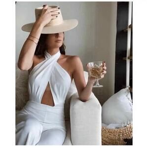 Amanda Uprichard X REVOLVE Zahara Jumps in Optic White NWOT Large